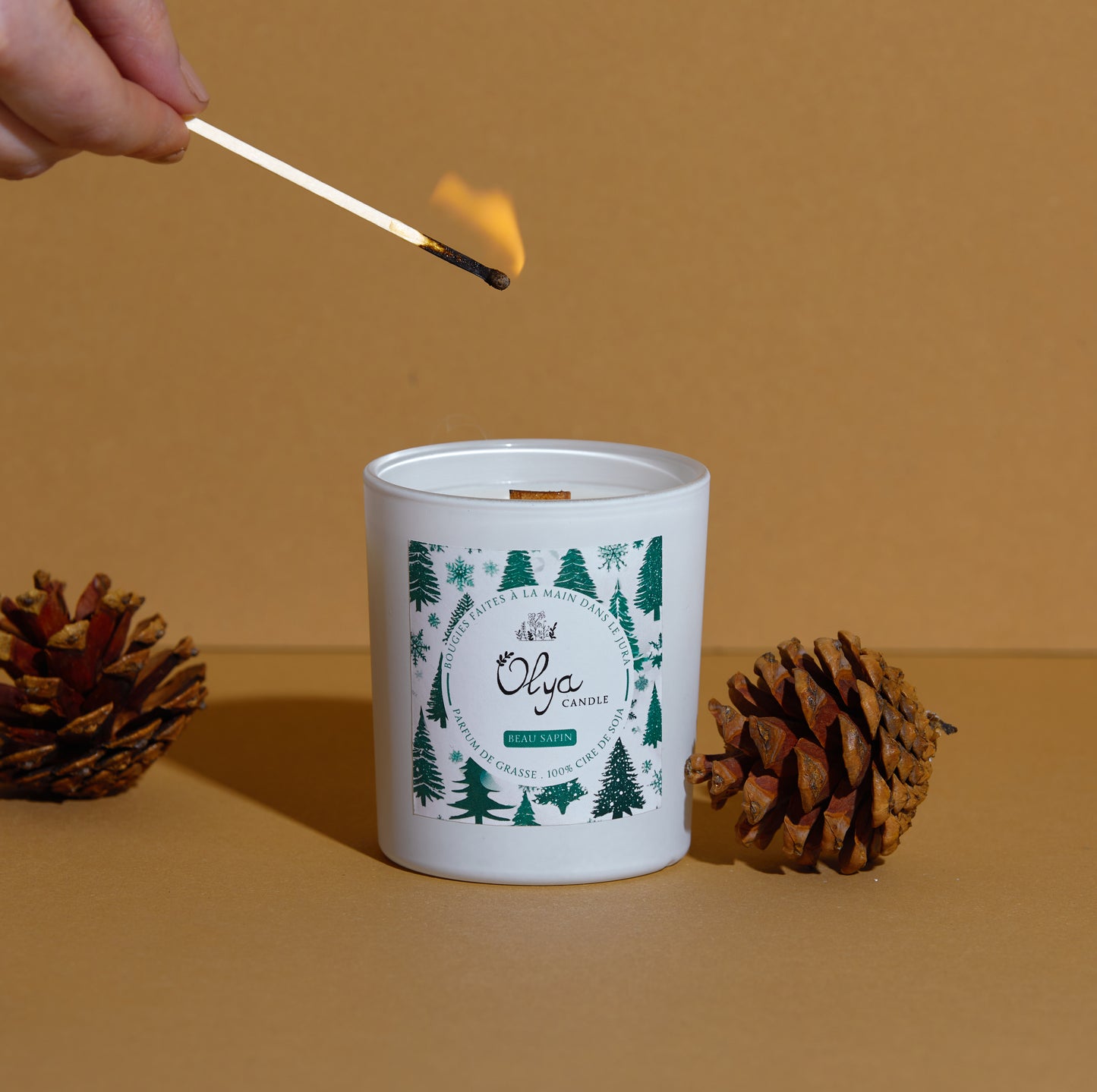 Beau sapin - bougie artisanale parfumée