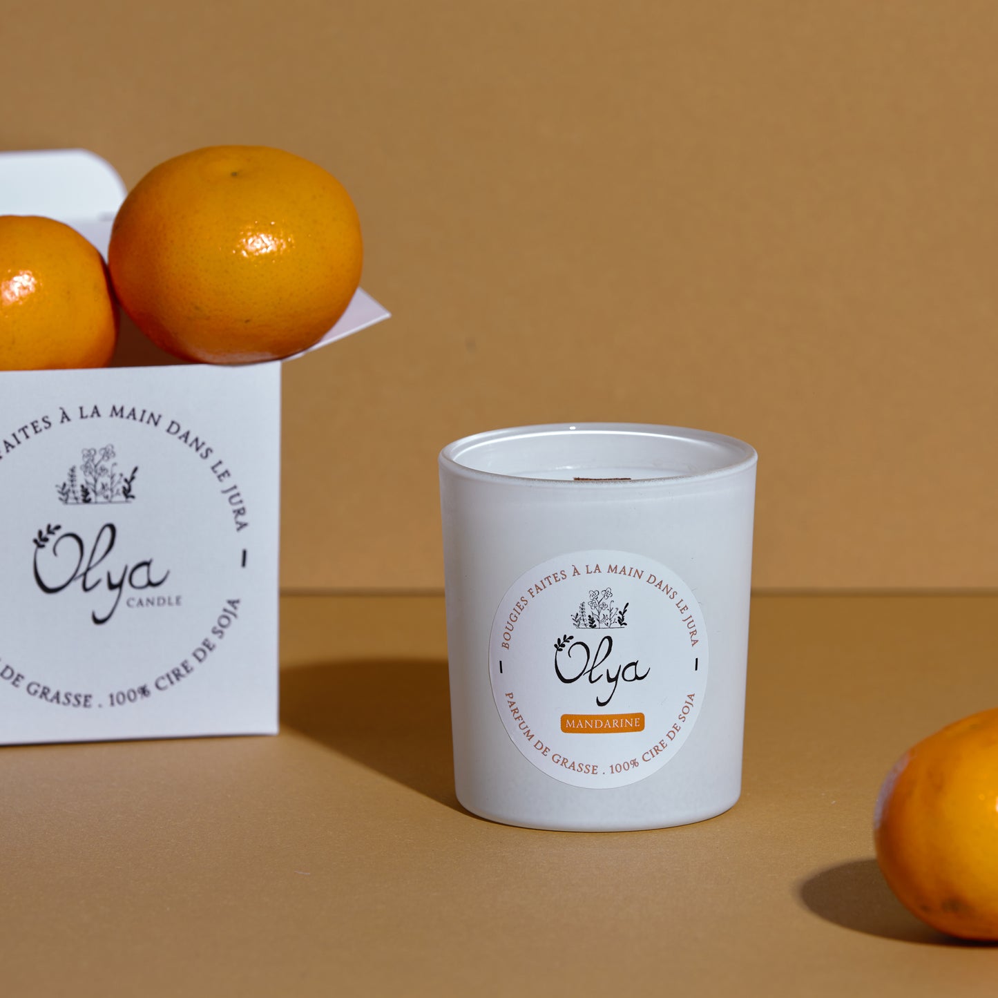 Mandarin - artisanal scented candle 