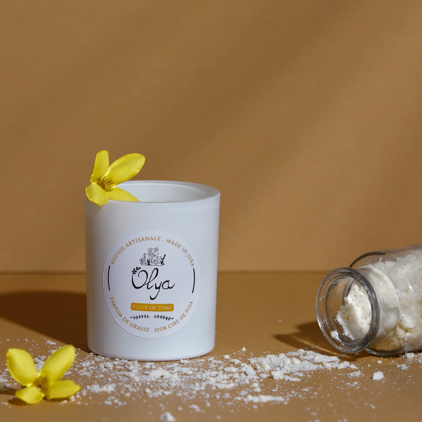 Tiaré Flower - Scented artisanal candle