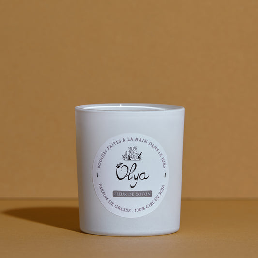 Cotton flower - artisanal scented candle 