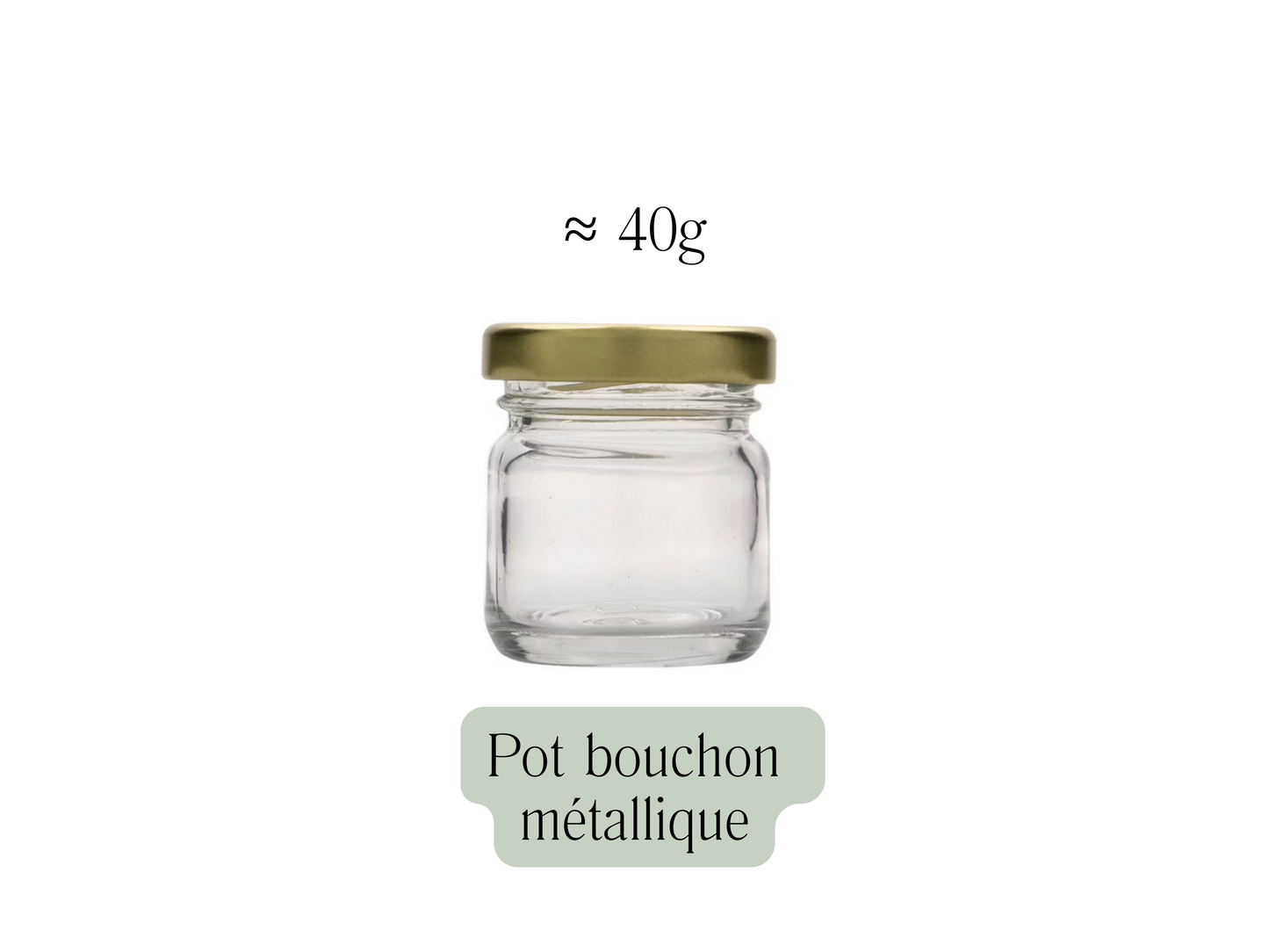 Bougie événement - Romy - Pot bouchon métallique